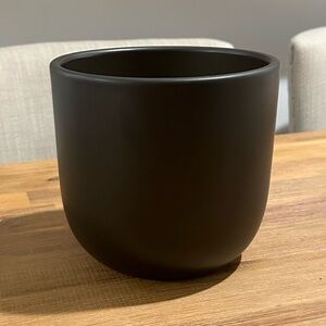 The Sill Black Ceramic Planter